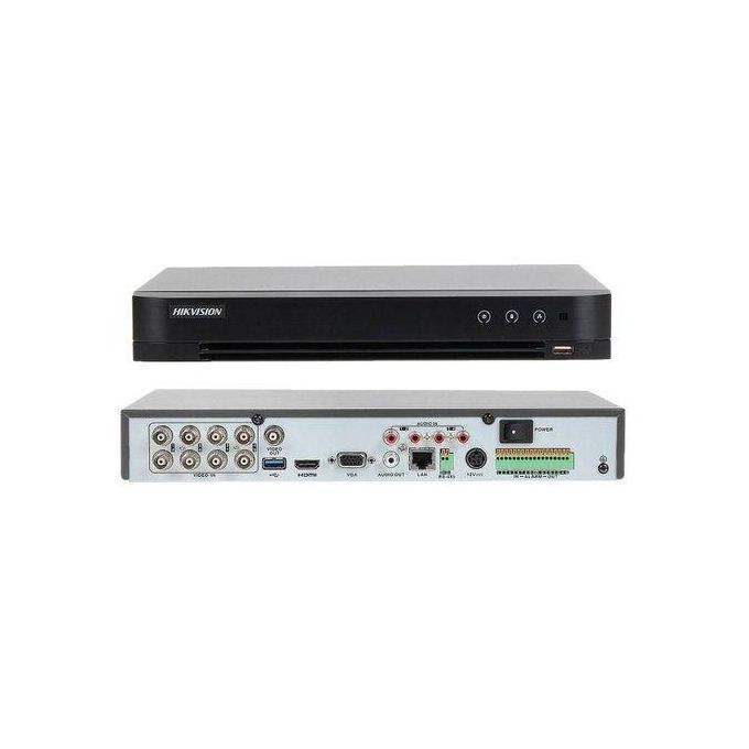 Hikvision iDS-7208HQHI-M1/T 8-Channel 3K/5MP DVR with Two-Way Audio