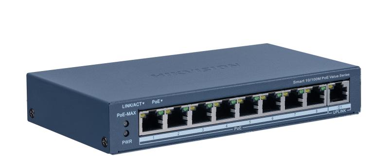 8-port Fast Ethernet Smart Managed PoE Switch-DS-3E1309P-EI/M