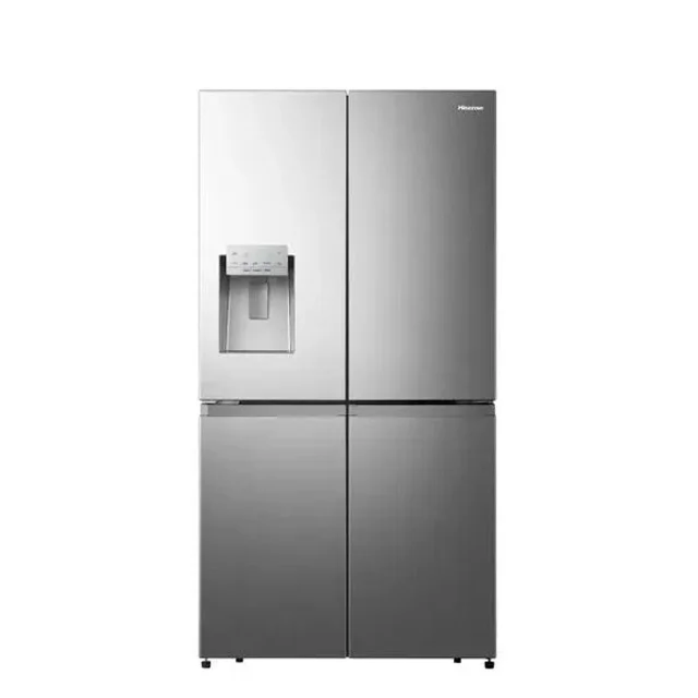 Hisense 538L,Frost Free, Low Noise, Environment-Friendly Tech, Silver, Dispenser, R600 Gas, 4 DOORS