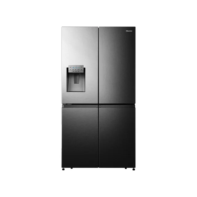 Hisense 601L, No Frost, Low Noise, Environment-Friendly Tech, Silver, R600 Gas, Dispenser