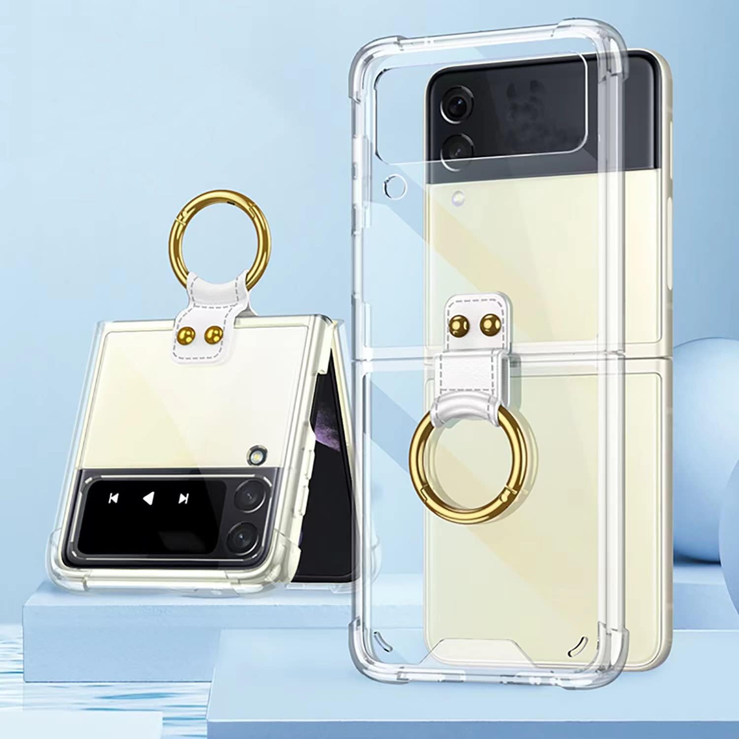 Samsung Flip-Ring Case(clear)