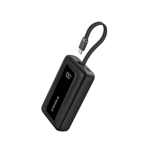 Anker Zolo Power Bank 10K 30W Built-In USB-C Cable (A1688H11)