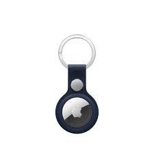 Apple AirTag FineWoven Key Ring in Deep Blue-