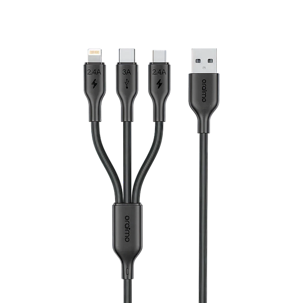 Oraimo Duraline 4 3A 1.2M 3 in 1 Cable OCD-118MCL