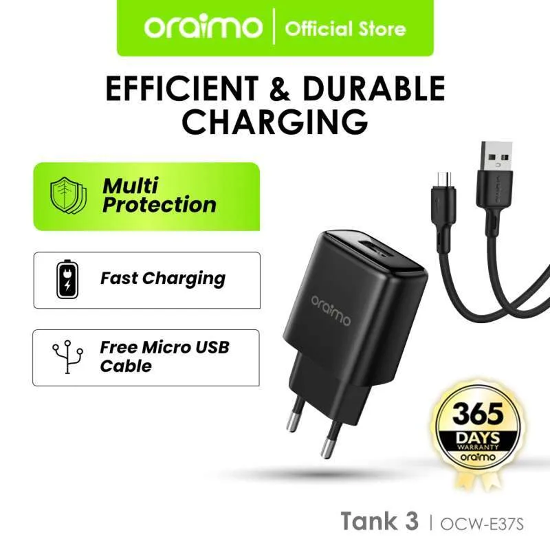 Oraimo OCW-E37s+M53 Tank 3 + Micro-USB Candy Cable