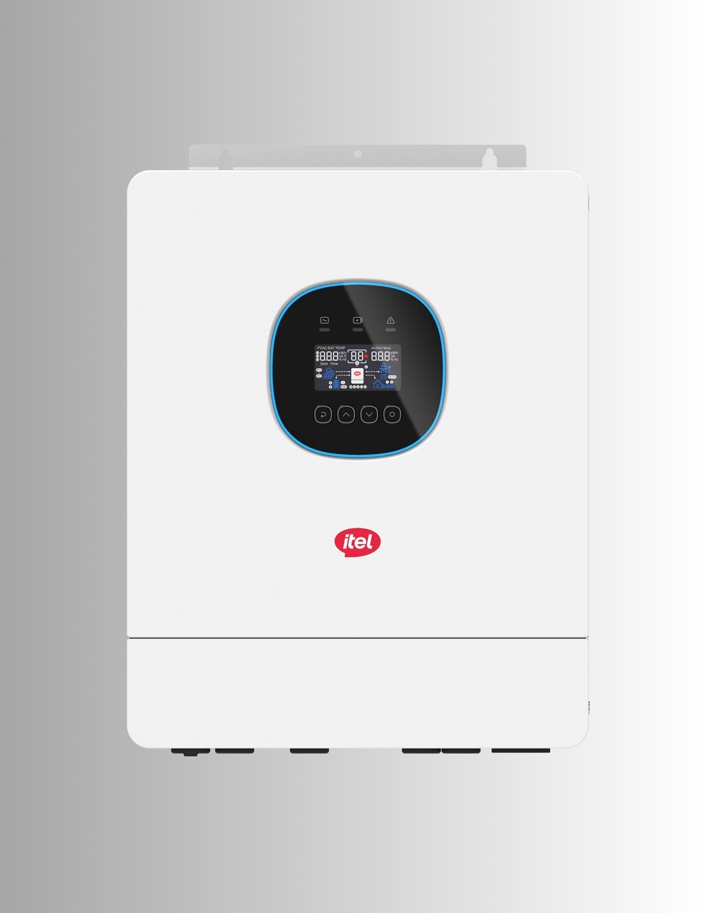ITEL IP54 1.5KW 12V 1PHASE MPPT 650W HYBRID INVERTER (IPV-1K512U)