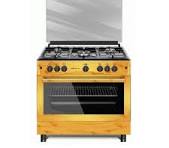 Maxi Style 60×90 (5 Burner) Gas Cooker – Wooden Finish | MAXI STYLE 60*90 5B WOOD