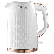 BLACK+DECKER JC190W-B5 Electric Water Kettle – 1.7L, 2200W