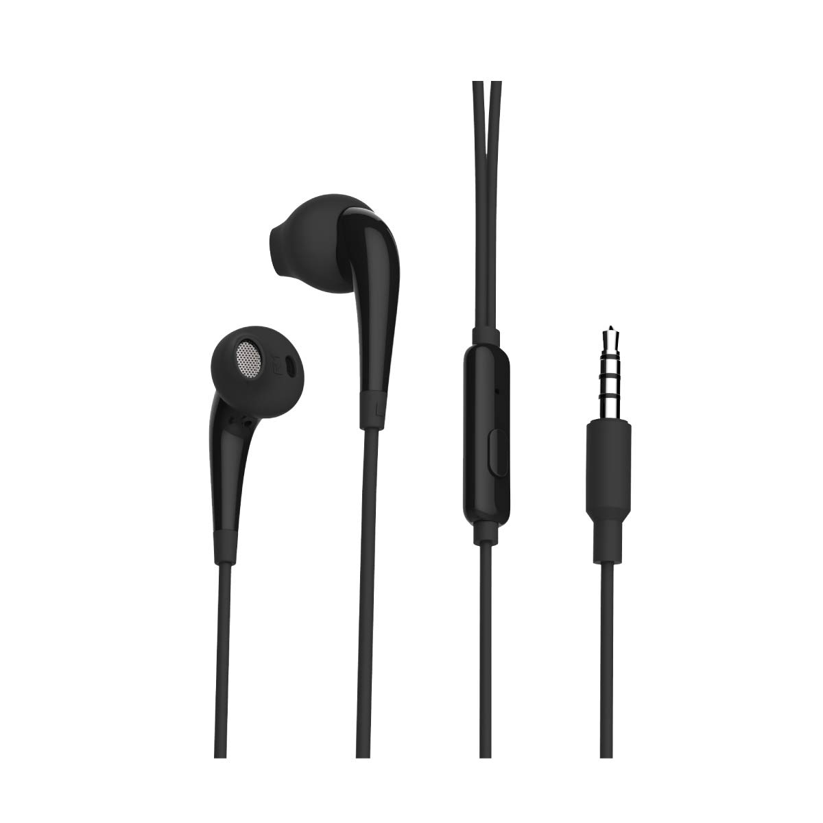 Oraimo OEP-E21P Earphones Halo 3 Half In-Ear Wired Headphones