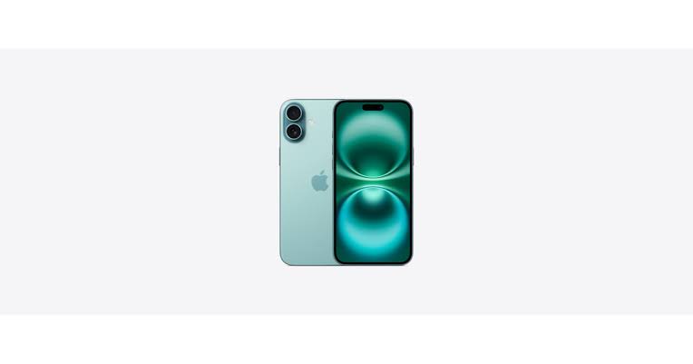 Apple iPhone 16 128GB Teal - 3N400ZF/A