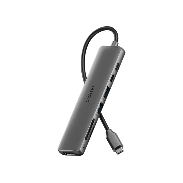 Oraimo PowerTrans USB-C Hub 7-in-1 Multi-Functional Adapter Docking Station